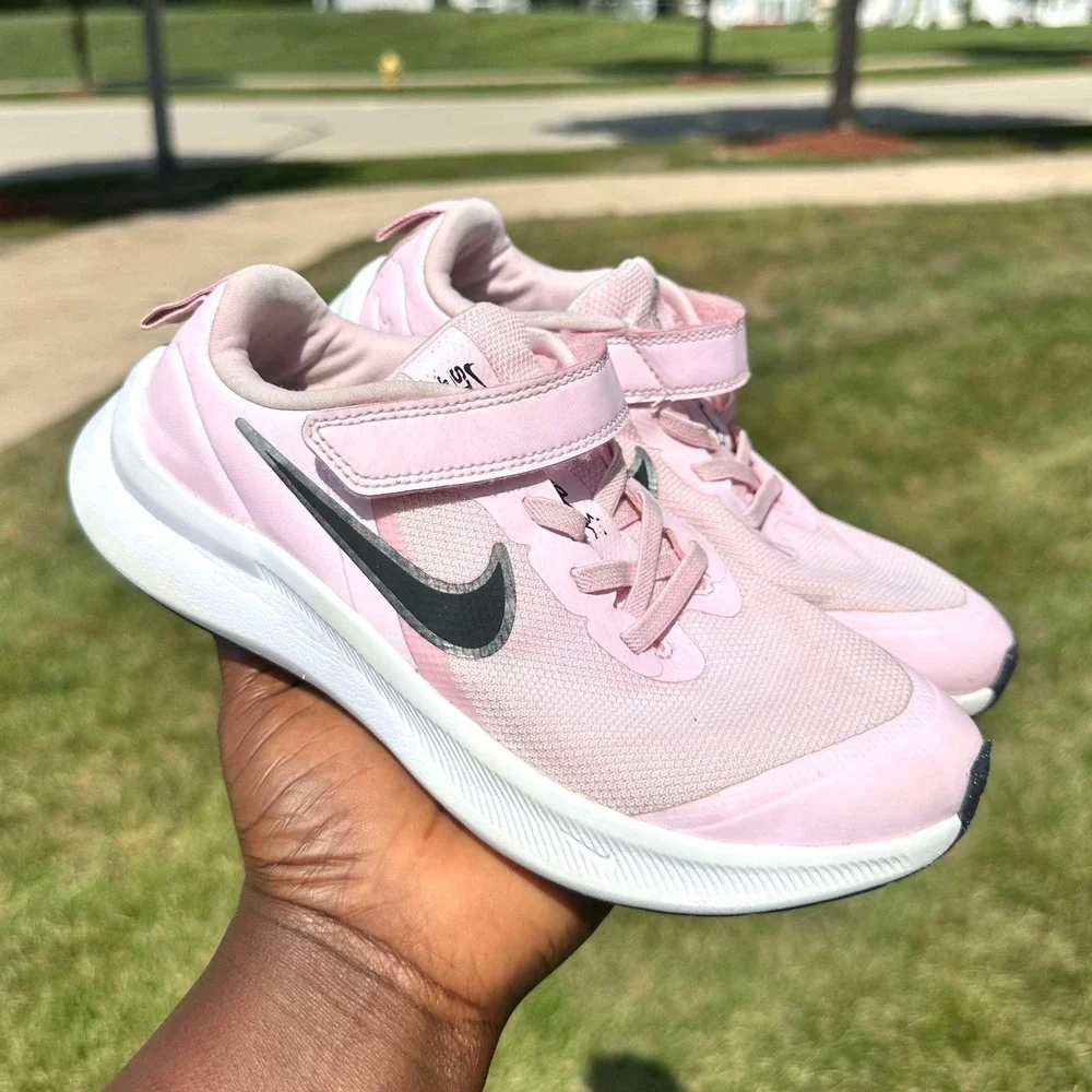 Nike Star Runner 3 Little Kids Athletic Shoes Size 1.5Y Pink Sneakers